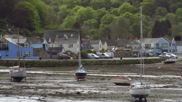 Solva harbor at low tide