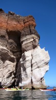 Beautiful rock formations on the Sea of Cortez