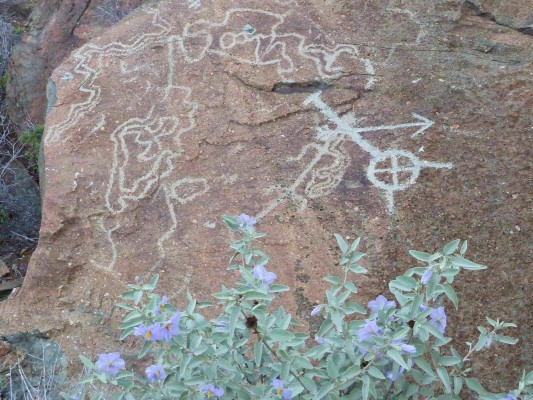 Night shade rockart