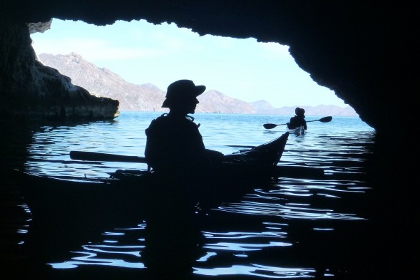 Rob in a Carmen Island cave