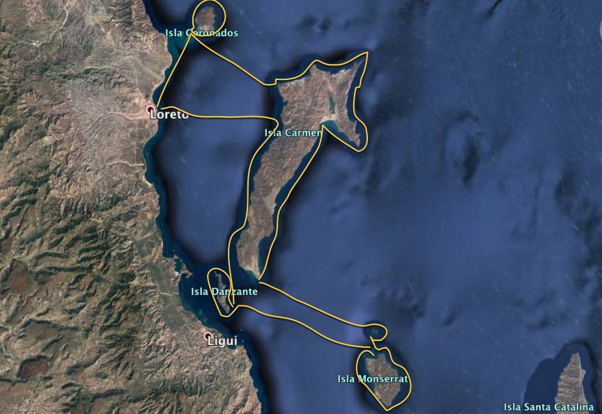 Sample Four Islands Route